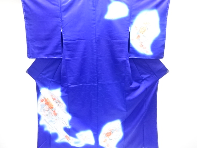 未使用品　花車模様訪問着